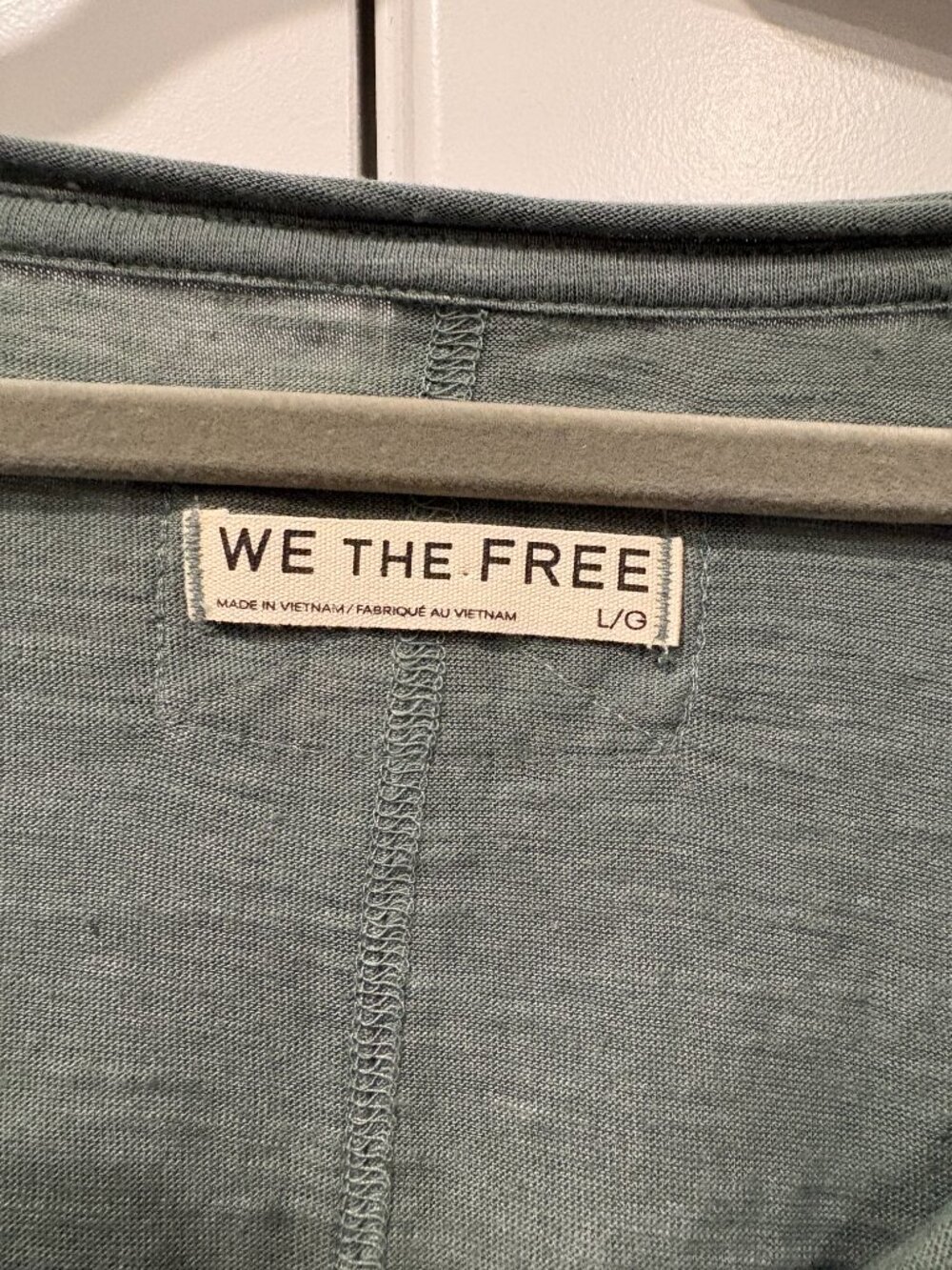 We The Free light sage green size large t-shirt - Picture 2 of 5
